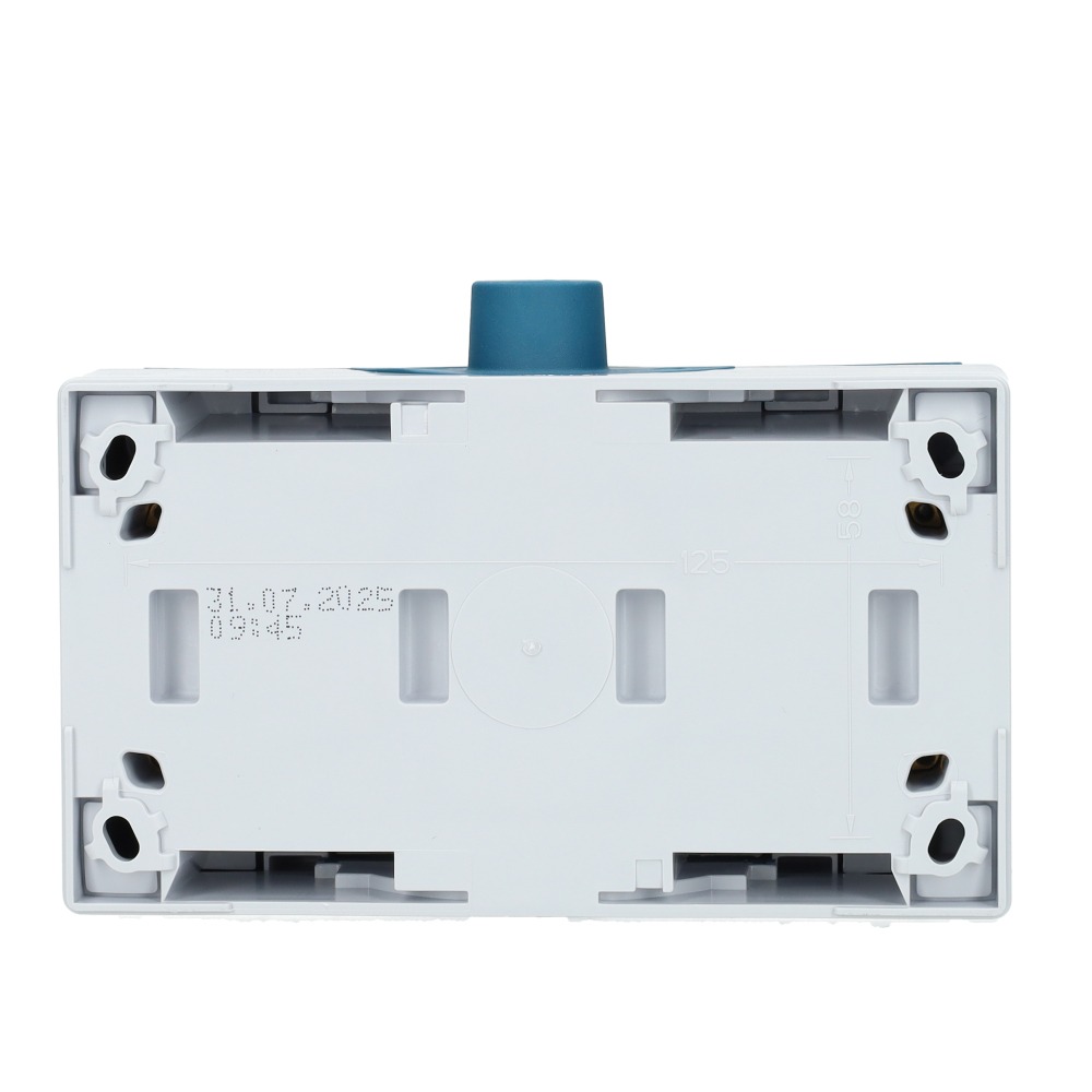 Miniatuur van ABB Busch-Jaeger dubbel stopcontact horizontaal opbouw met randaarde en klapdeksel IP44 spatwaterdicht (20/2 EW-53-503)