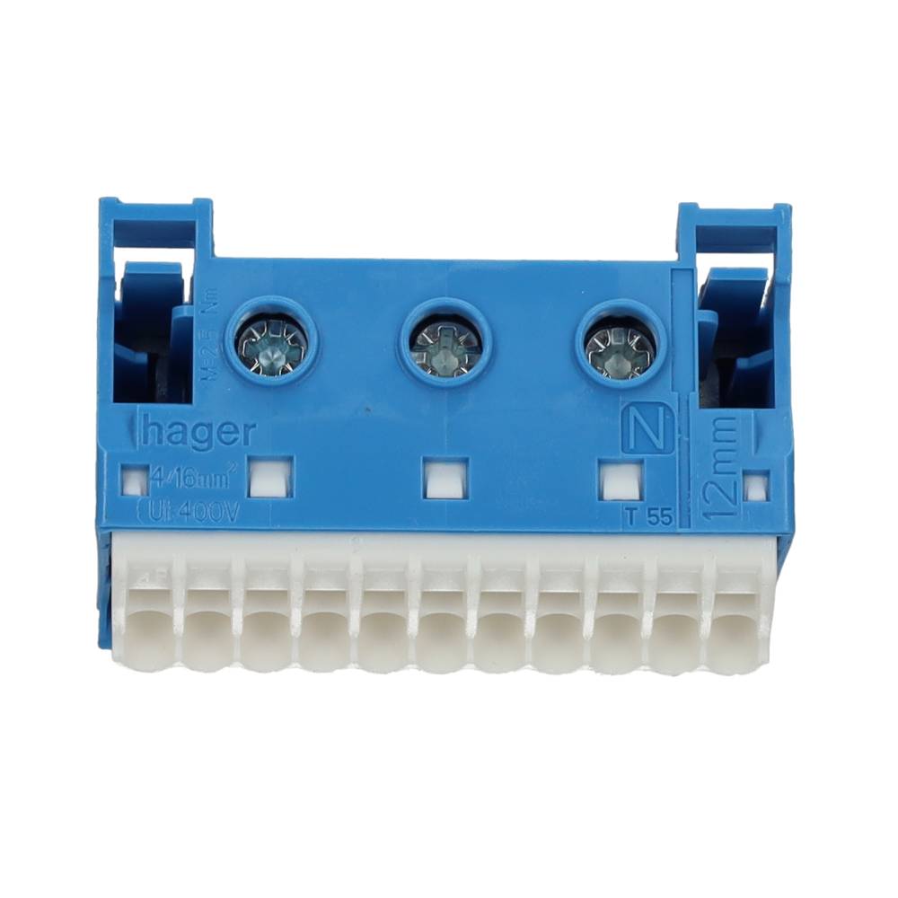 Miniatuur van Hager aansluitklem nul. quickconnect 14 posities (KN14N)