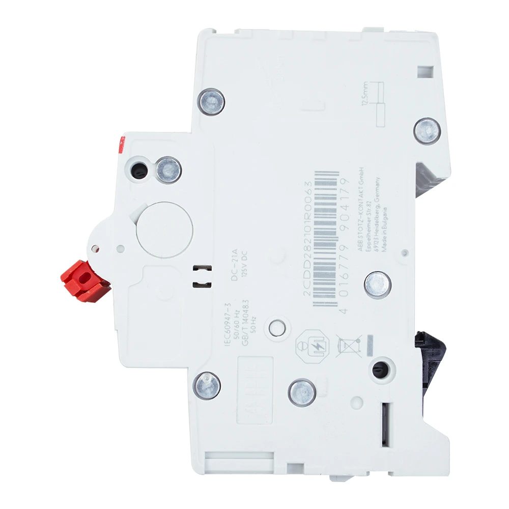 Miniatuur van ABB Componenten hoofdschakelaar 2-polig 63A rood (SD202/63)