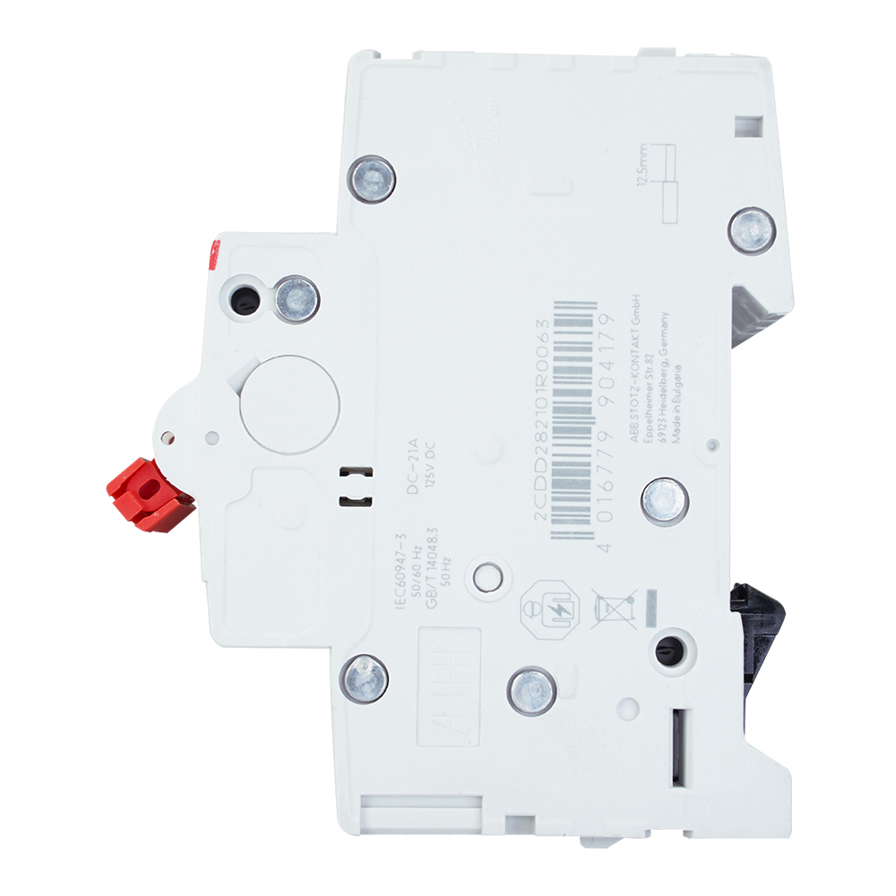 Miniatuur van ABB Componenten hoofdschakelaar 2-polig 63A rood (SD202/63)