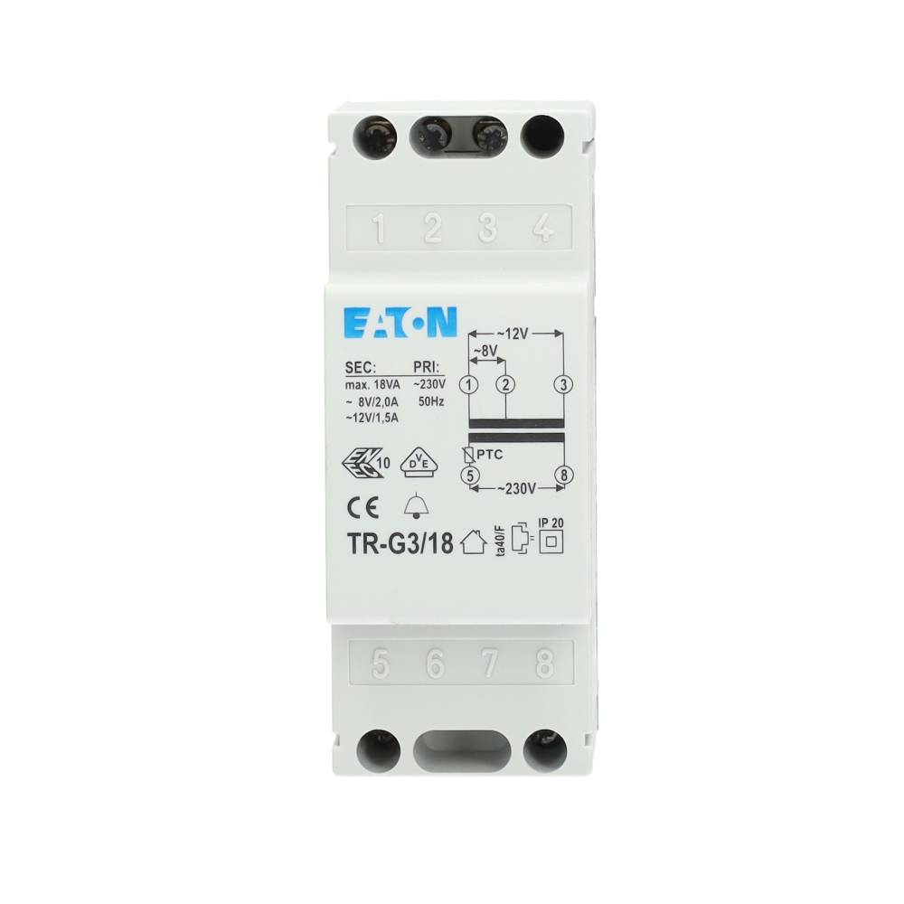 Miniatuur van Eaton beltrafo 4V 8V-12V 240VAC (272483)