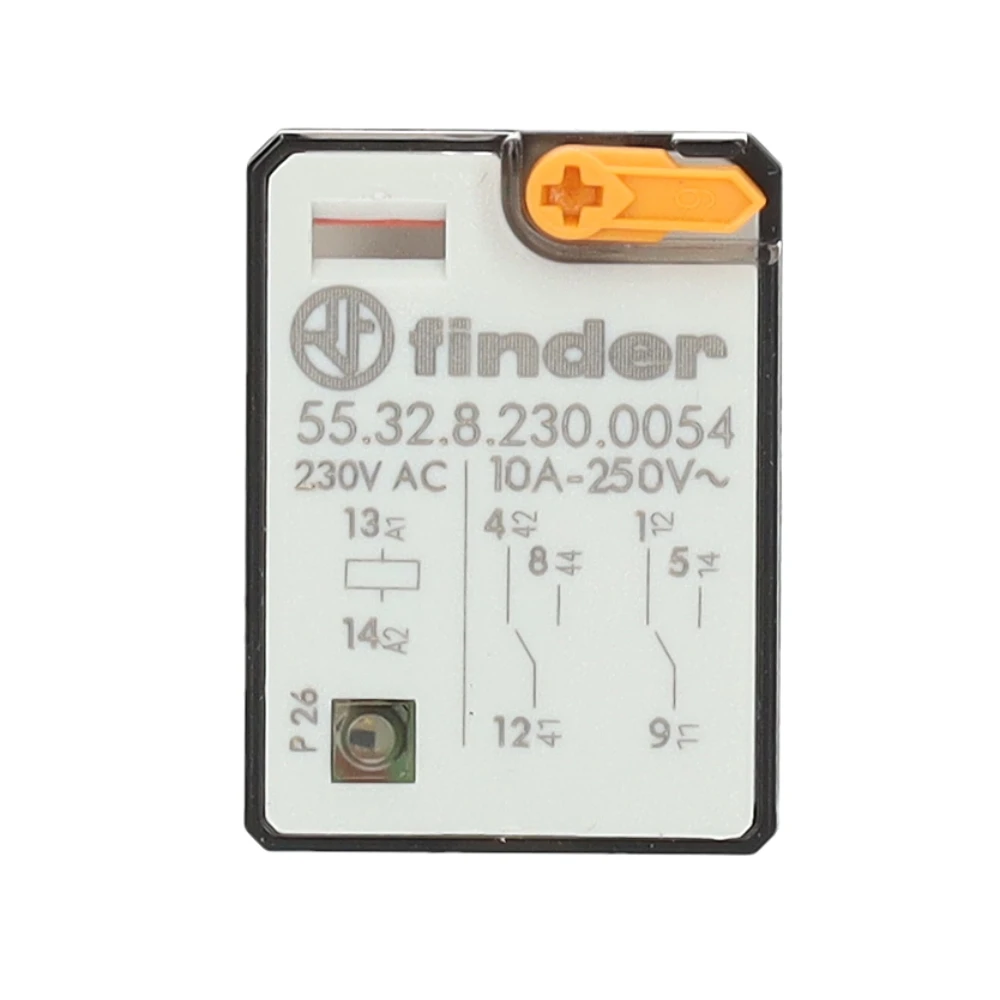 Miniatuur van Finder relais 2 wisselcontacten 10A 230V (55.32.8.230.0054)
