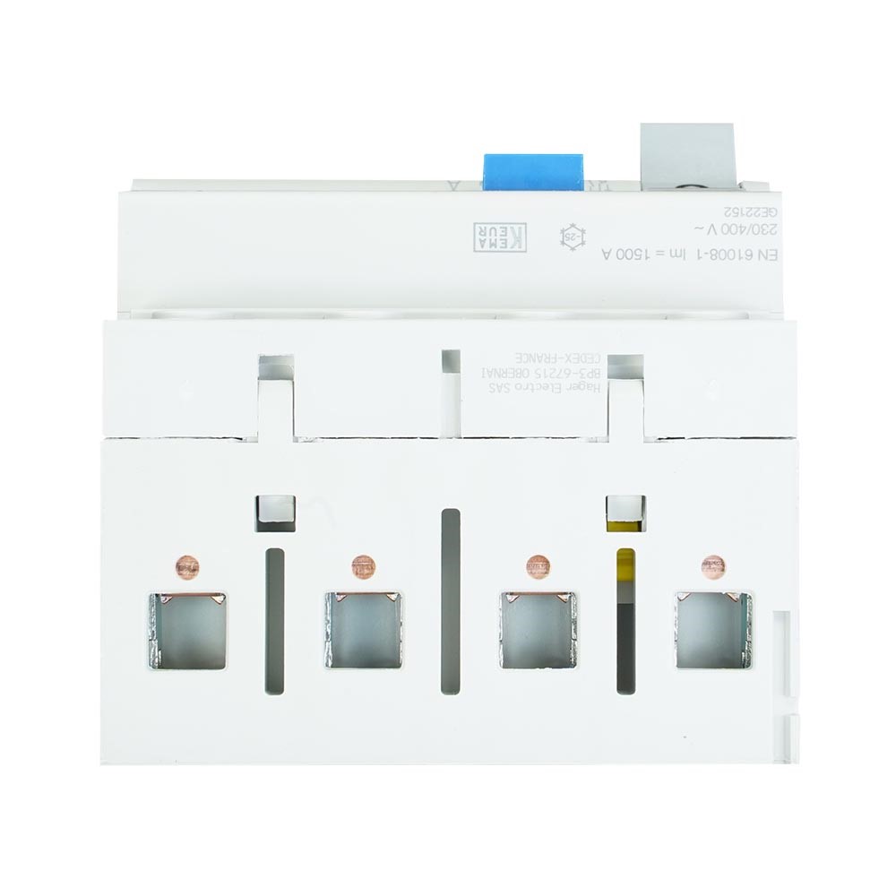 Miniatuur van Hager aardlekschakelaar 4-polig 40A 300mA type A (CFA440G)
