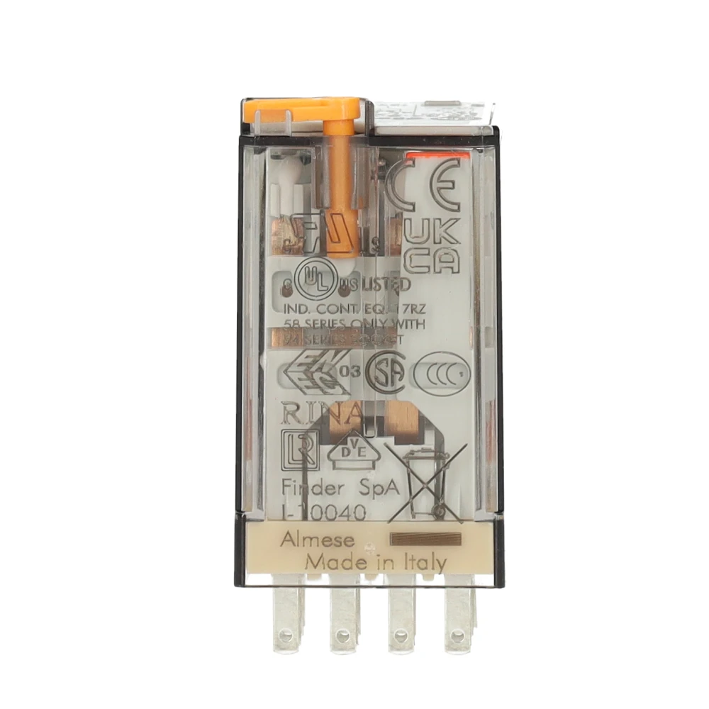 Miniatuur van Finder relais 2 wisselcontacten 10A 24V DC per 10 stuks (55.32.9.024.0094)
