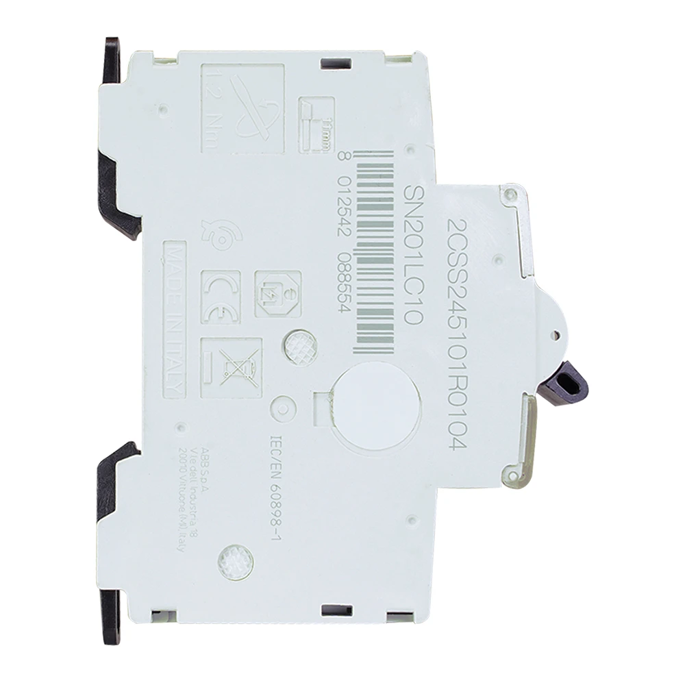 Miniatuur van ABB installatieautomaat 1-polig+nul 10A C-kar (SN201 L-C10)