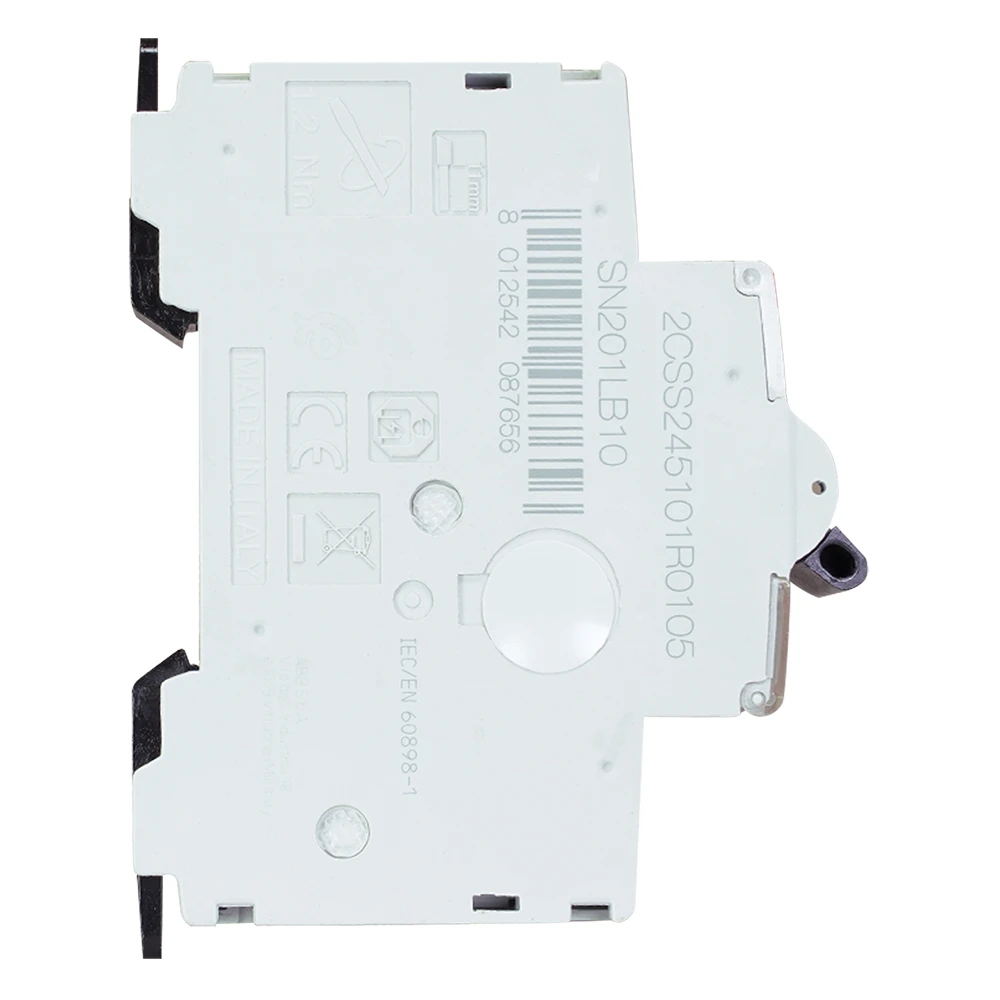 Miniatuur van ABB installatieautomaat 1-polig+nul 10A B-kar (SN201 L-B10)