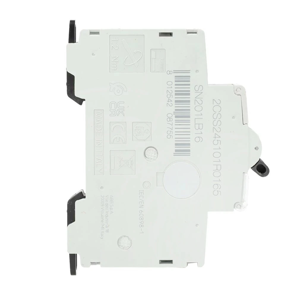 Miniatuur van ABB installatieautomaat 1-polig+nul 16A B-kar (SN201 L-B16)