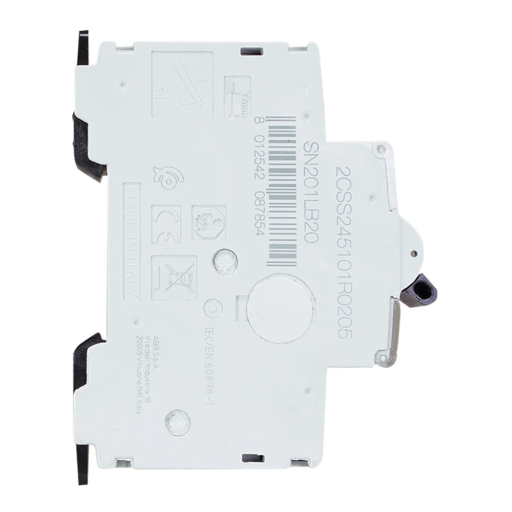 Miniatuur van ABB installatieautomaat 1-polig+nul 20A B-kar (SN201 L-B20)