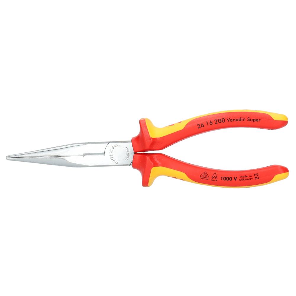 Miniatuur van KNIPEX rechte langbek punttang VDE 200mm (2616200)