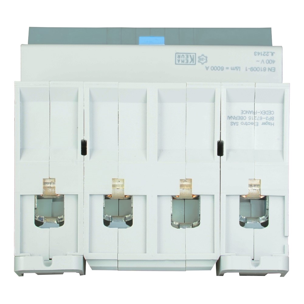 Miniatuur van Hager aardlekautomaat B16 30mA 3-fase (4P) 6kA (ADM416G)