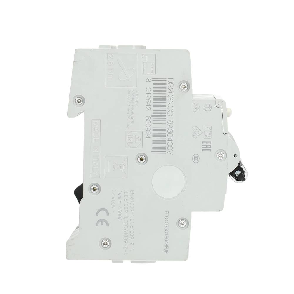 Miniatuur van ABB Componenten aardlekautomaat 3-polig+nul 16A C-kar 30mA (DS203NC C16 A30)