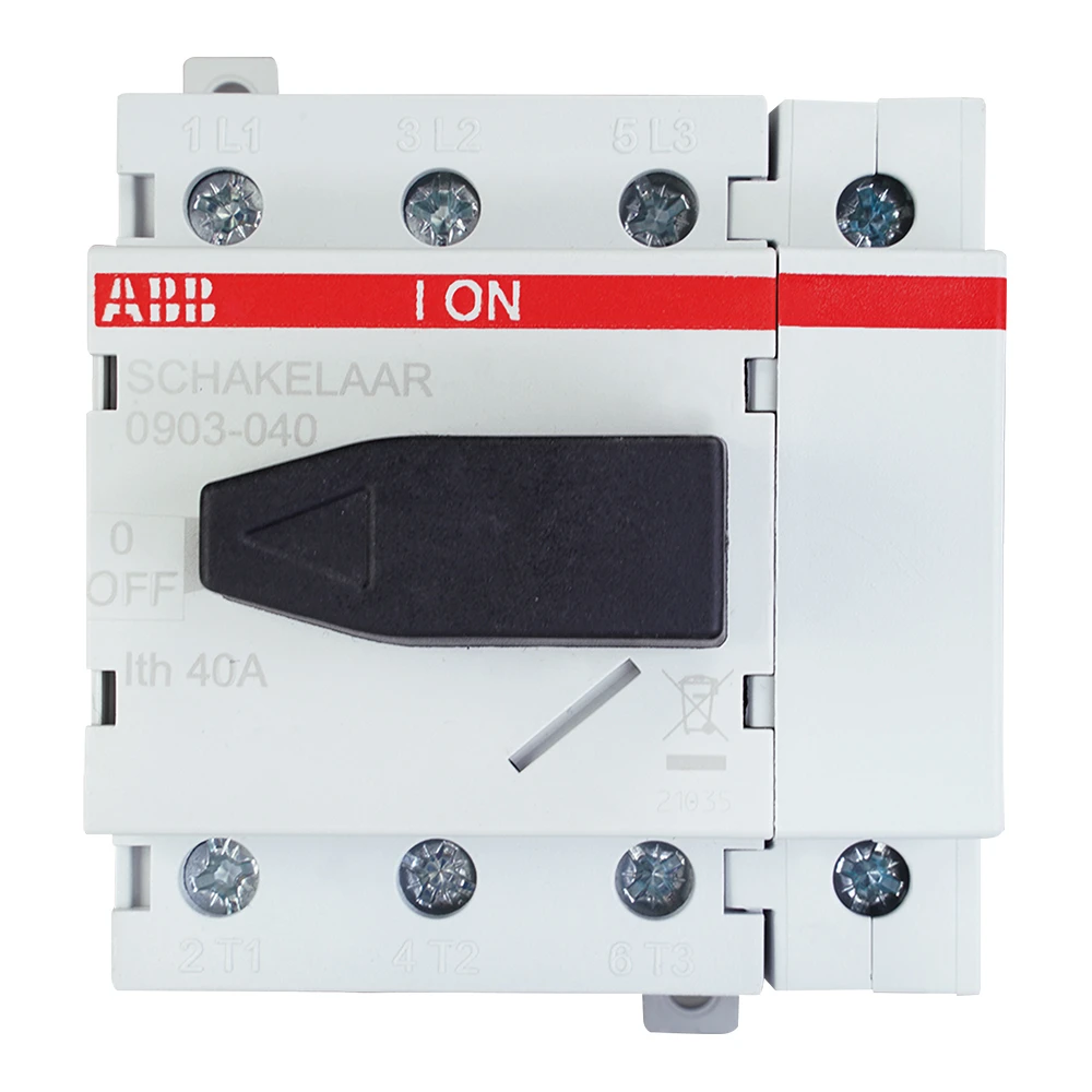 Miniatuur van ABB Installatiedozen en -kasten hoofdschakelaar 40A 3-fase (4P) (1SPK007900F0002)
