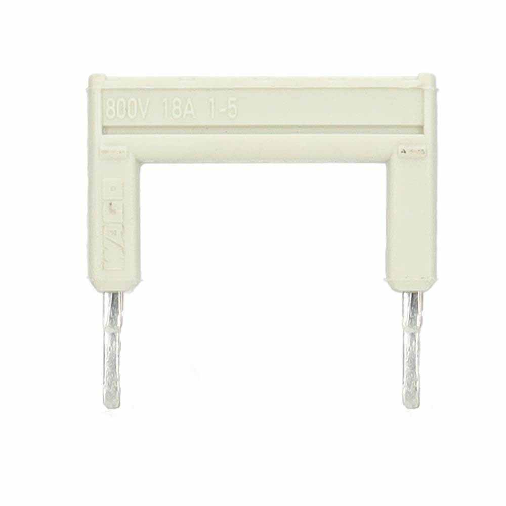 Miniatuur van Wago kambrug 2-voudig van 1-5 18A rastermaat 16,9 mm grijs (2001-435)