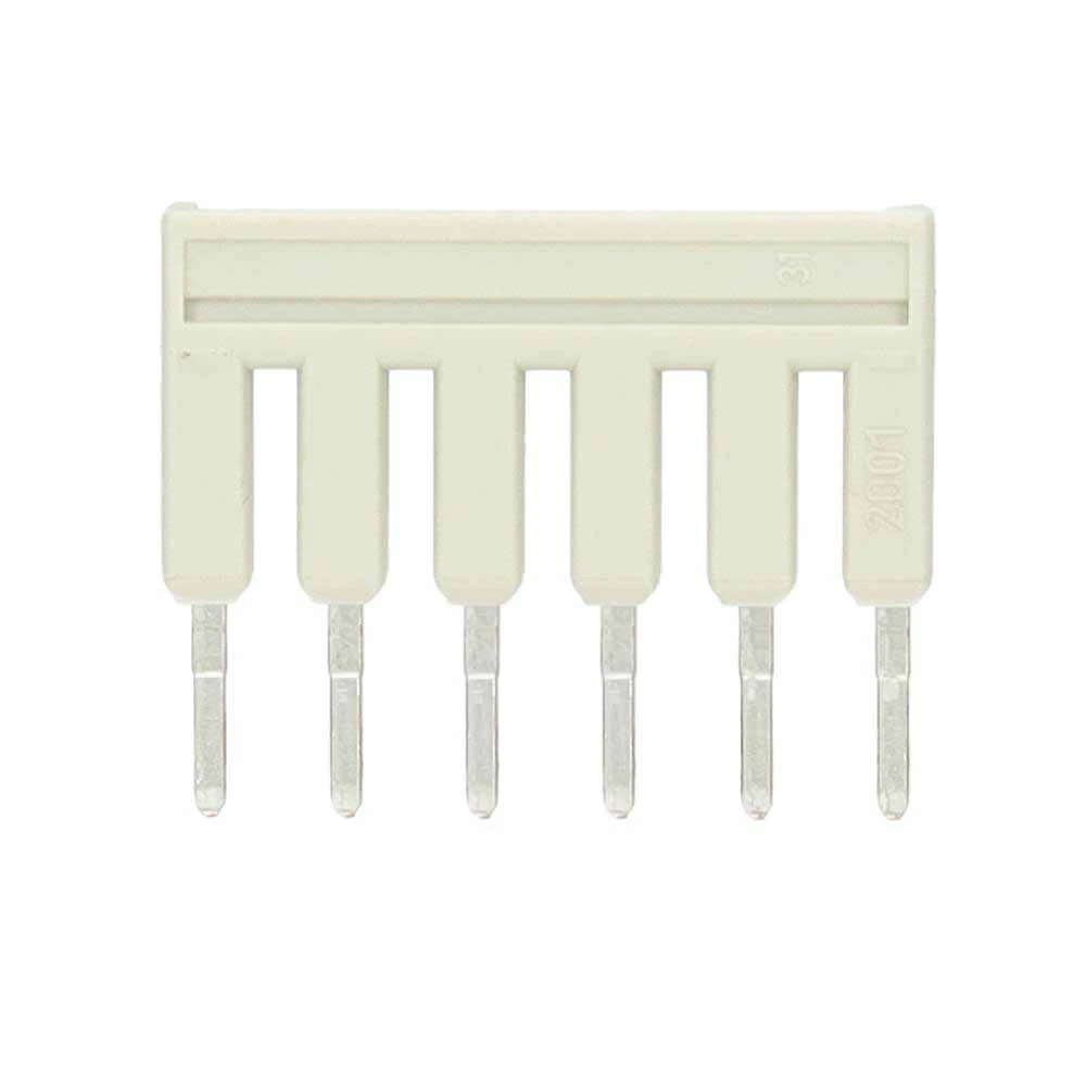 Miniatuur van Wago kambrug 6-voudig 25A rastermaat 5,2 mm grijs (2002-406)