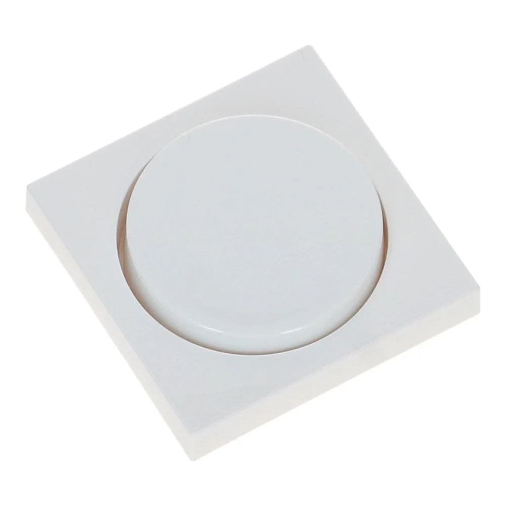 Miniatuur van Gira centraalplaat dimmerknop - systeem 55 zuiver wit glanzend (065003)