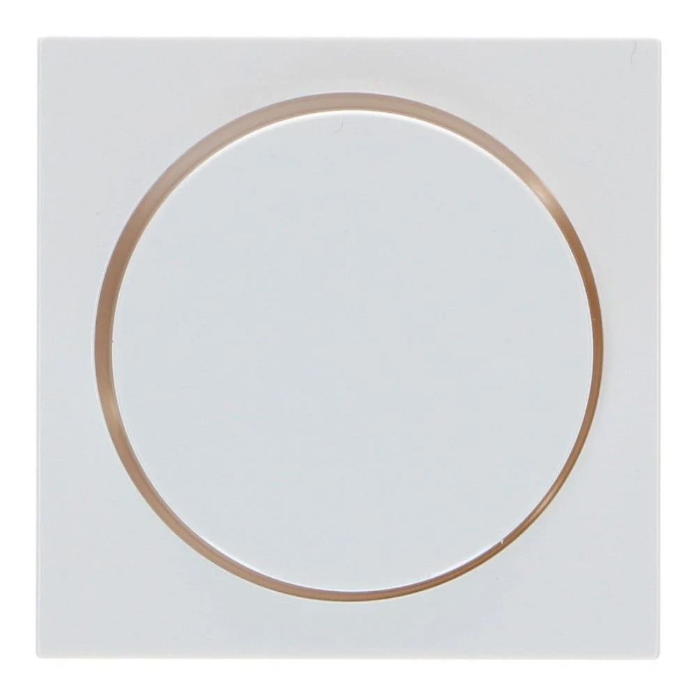 Miniatuur van Gira centraalplaat dimmerknop - systeem 55 zuiver wit glanzend (065003)