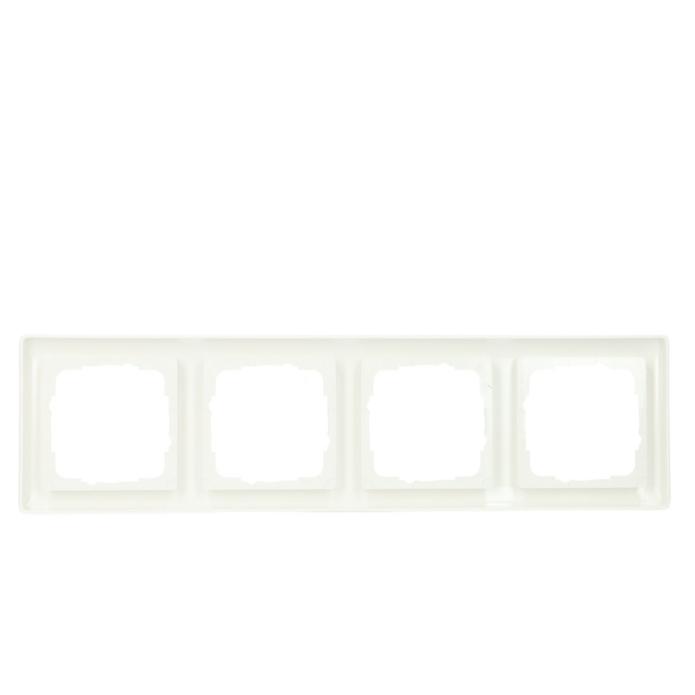 Miniatuur van Gira afdekraam 4-voudig - standaard 55 zuiver wit glanzend (021403)