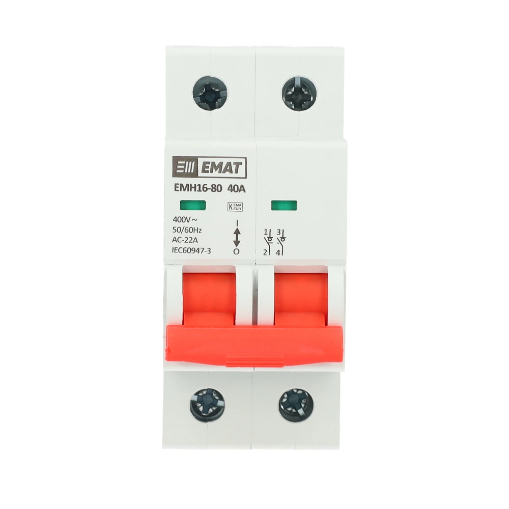 Miniatuur van EMAT hoofdschakelaar 2-polig 40A (85005000)
