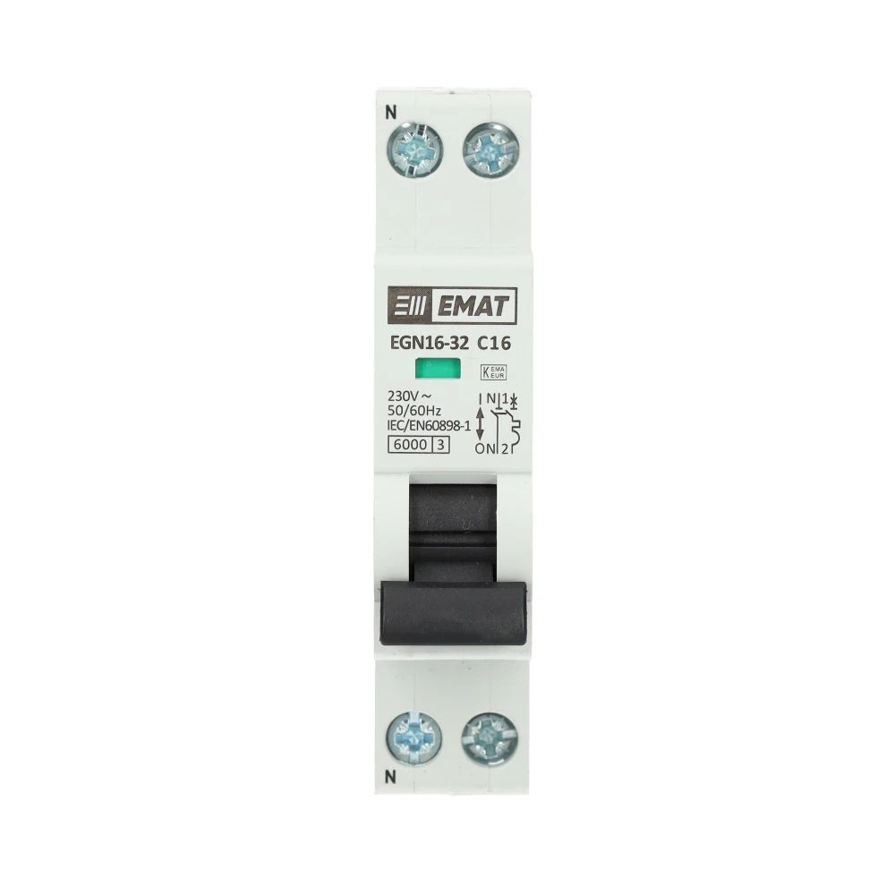 Miniatuur van EMAT installatieautomaat C16 1-fase (1P+N) 6kA (85001005)