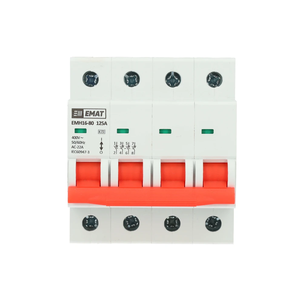 Miniatuur van EMAT hoofdschakelaar 4-polig 125A (85005005)