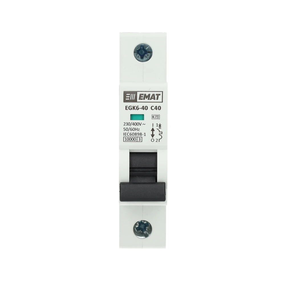 Miniatuur van EMAT installatieautomaat 1-polig 40A C-kar (85001037)