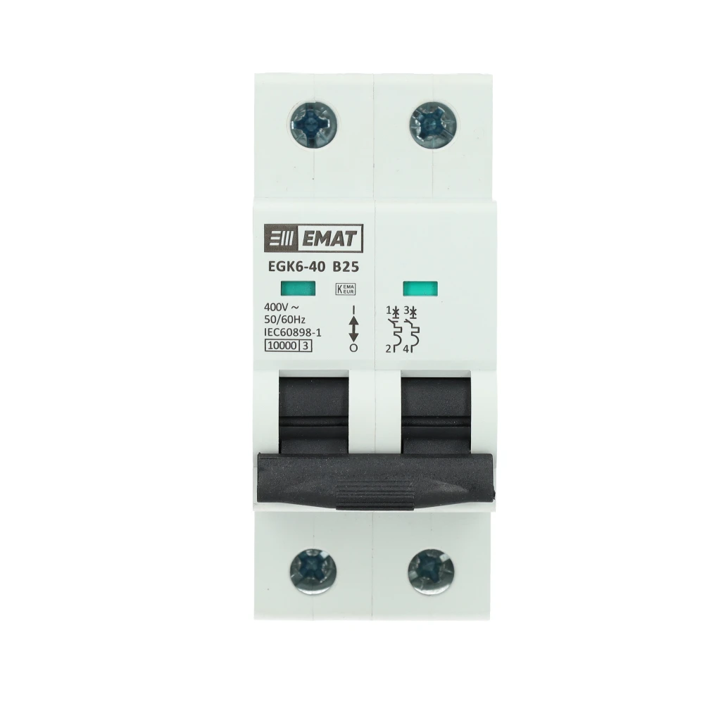 Miniatuur van EMAT installatieautomaat 2-polig 25A B-kar (85001018)