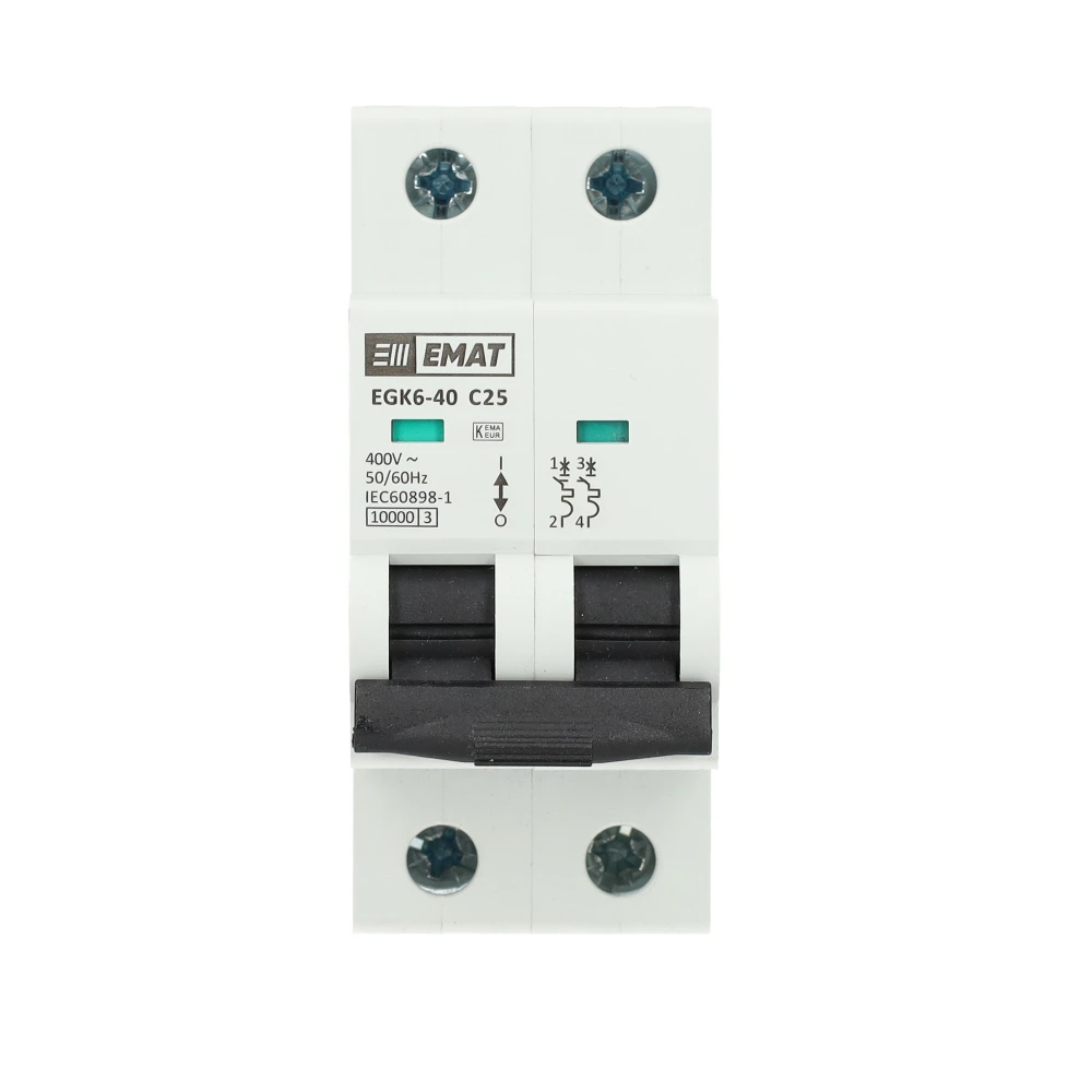 Miniatuur van EMAT installatieautomaat 2-polig 25A C-kar (85001019)