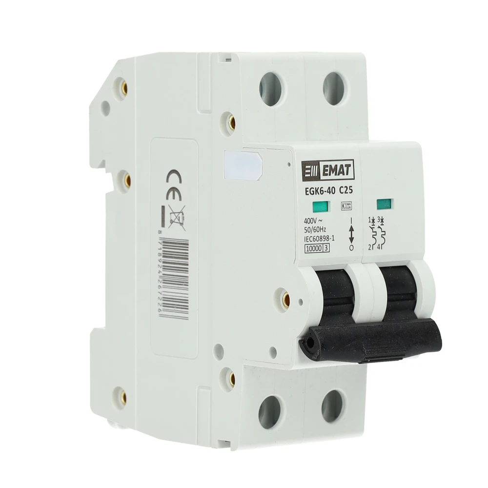Miniatuur van EMAT installatieautomaat 2-polig 25A C-kar (85001019)
