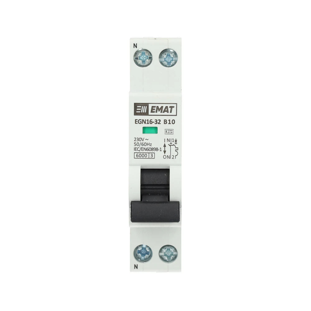 Miniatuur van EMAT installatieautomaat B10 1-fase (1P+N) 6kA (85001002)