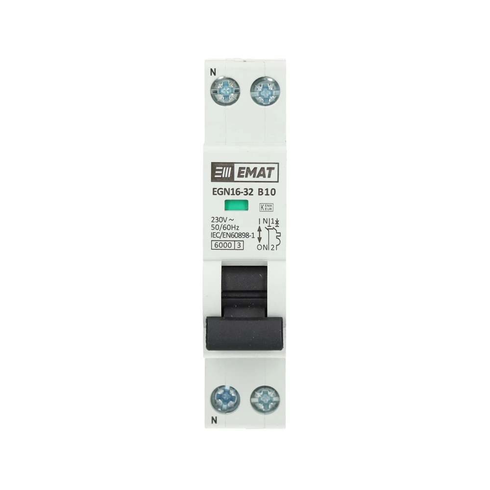 Miniatuur van EMAT installatieautomaat B10 1-fase (1P+N) 6kA (85001002)