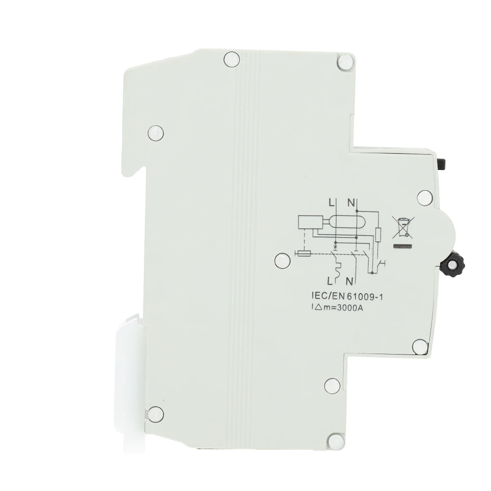 Miniatuur van EMAT aardlekautomaat C16 30mA 1-fase (1P+N) 6kA (85006005)