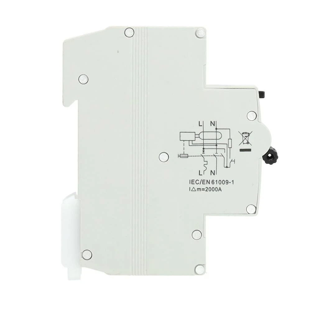 Miniatuur van EMAT aardlekautomaat C25 1P+N 30mA Type A (85006009)