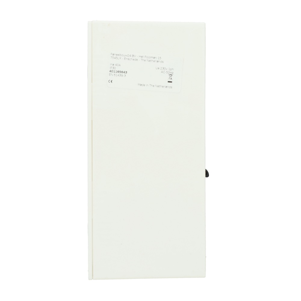 Miniatuur van EMAT PV-verdeler 2x B16 groep met WCD, hoofdschakelaar en kWh meter (PV0002)