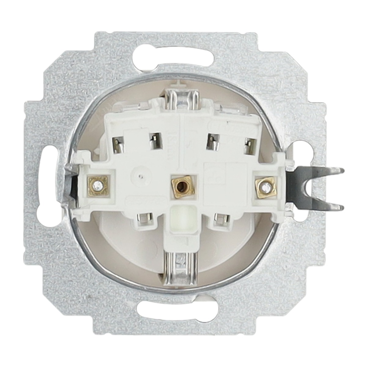 Miniatuur van EMAT stopcontact inbouw 1-voudig randaarde - wit (EMATS014)