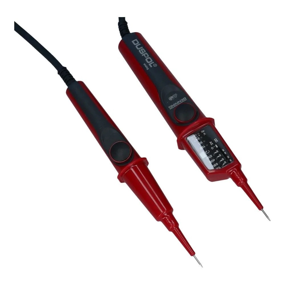 Miniatuur van Benning analoge tweepolige spanningstester (duspol) 12-1000V met led indicatie (050261)