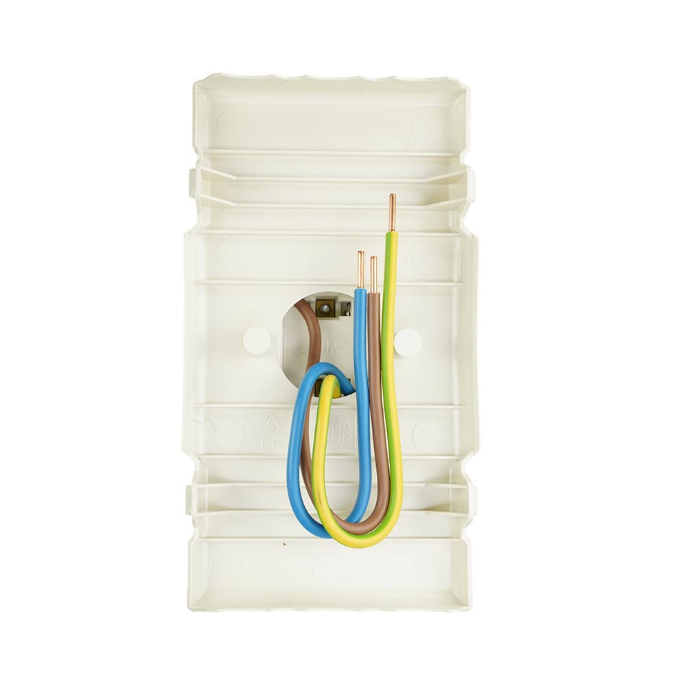 Miniatuur van ATTEMA Deksel met 2-voudig stopcontact voor lasdoos wit (AT1623)