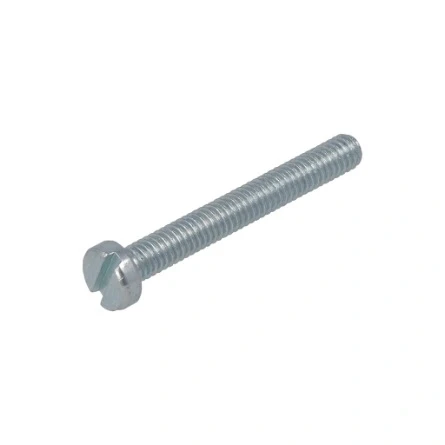 Miniatuur van Hoenderdaal metaalschroef M4x8mm sleuf verzikt cilinderkop DIN84 voldraad - 200 stuks (1631.01.24101)