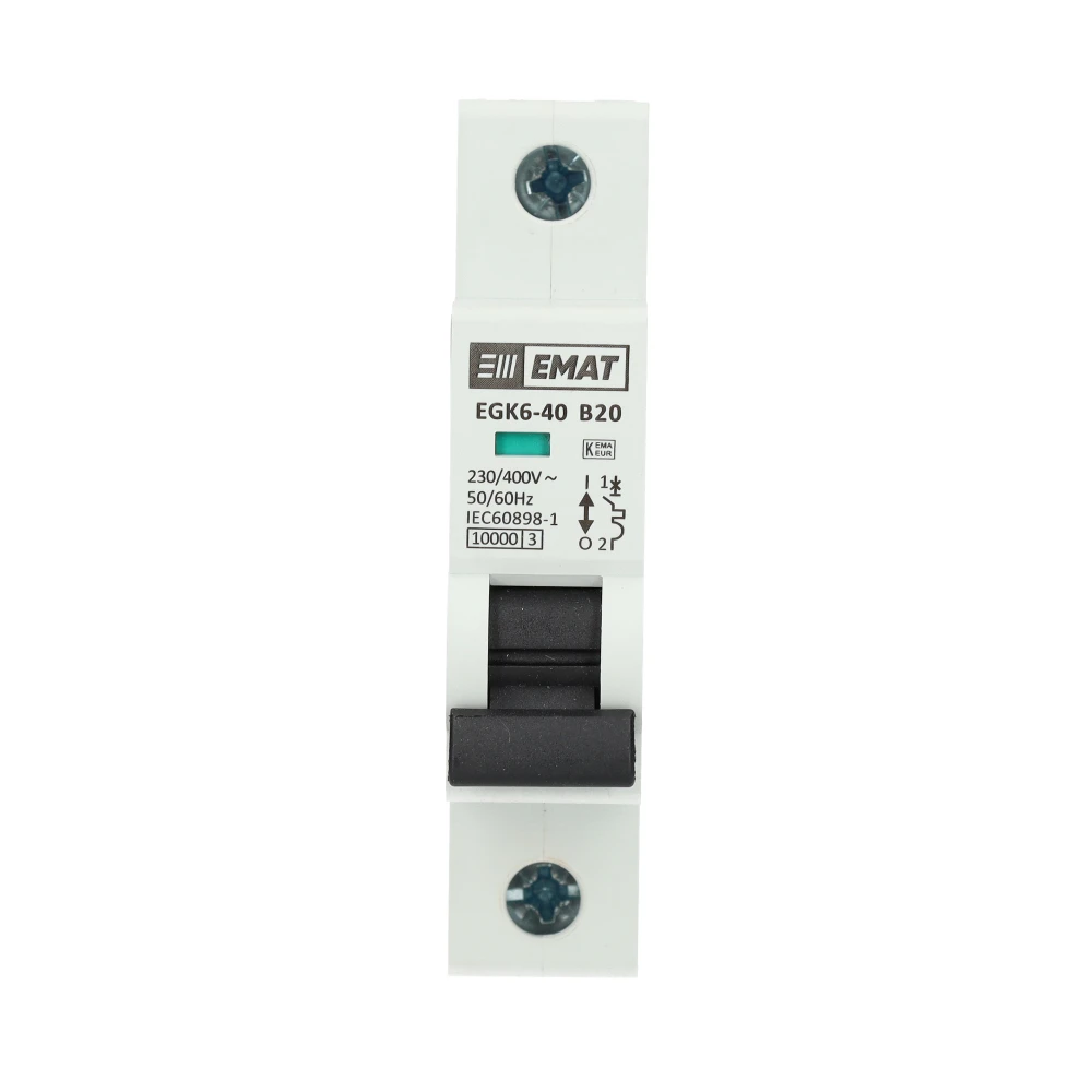 Miniatuur van EMAT installatieautomaat 1-polig 20A B-kar (85001030)