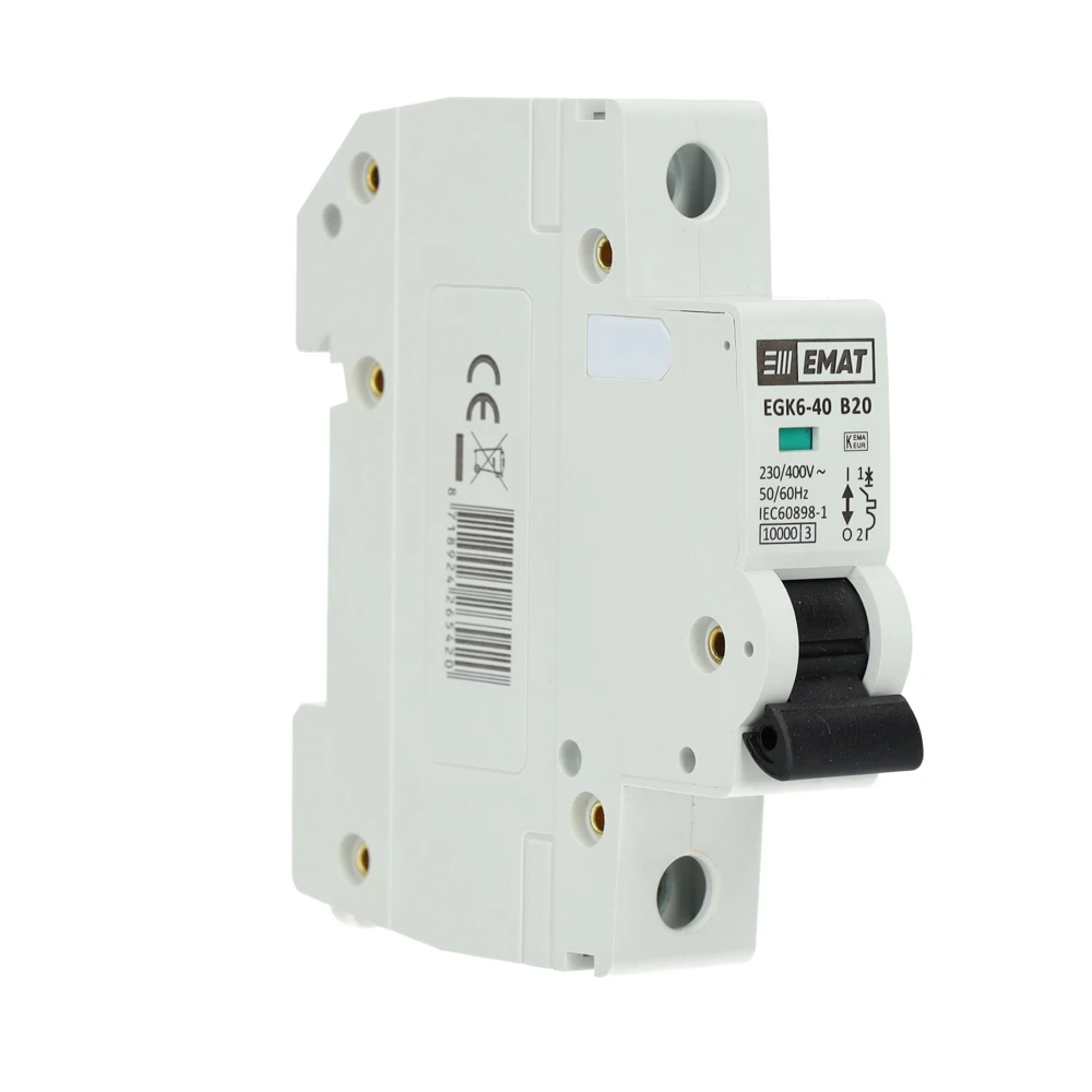 Miniatuur van EMAT installatieautomaat 1-polig 20A B-kar (85001030)