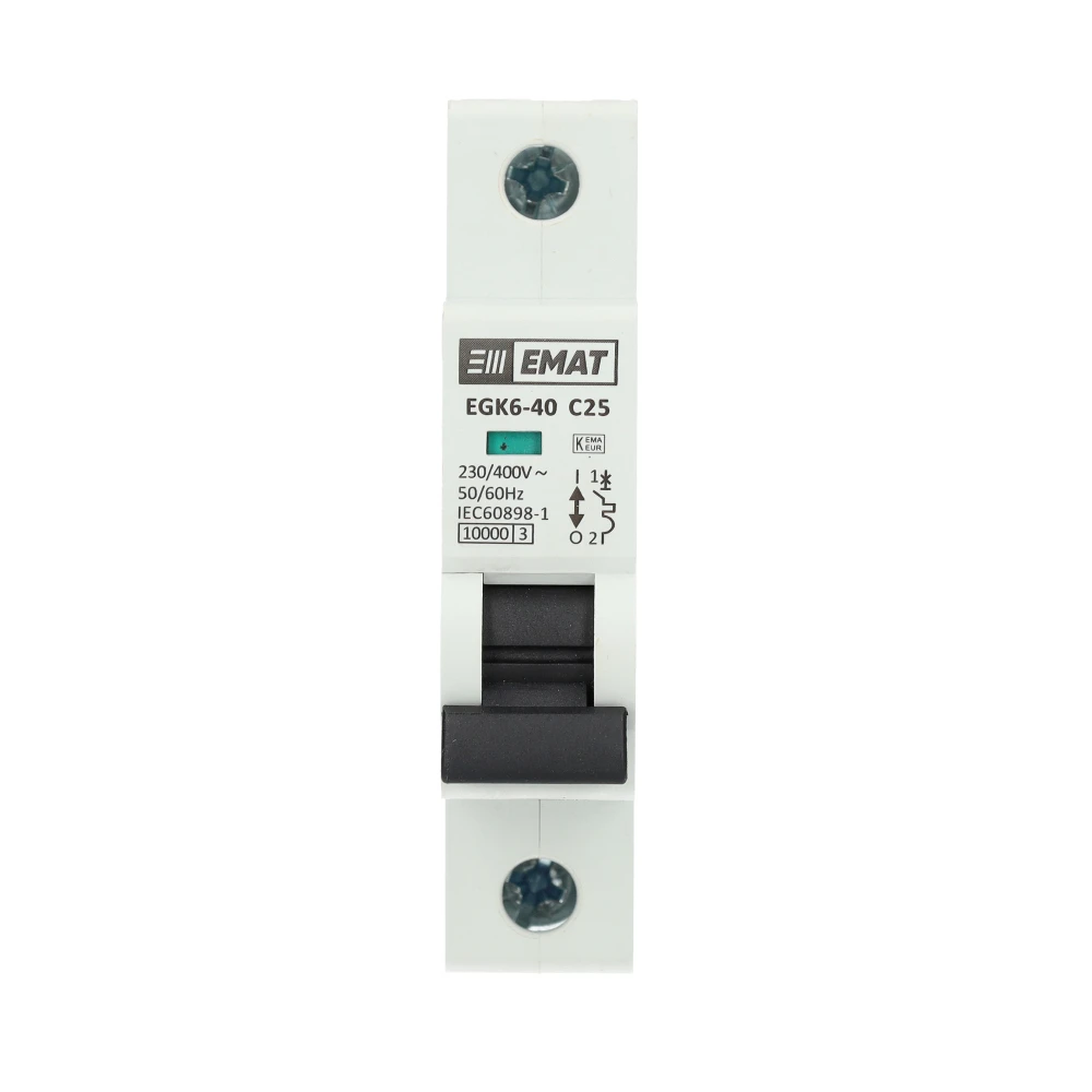 Miniatuur van EMAT installatieautomaat 1-polig 25A C-kar (85001033)