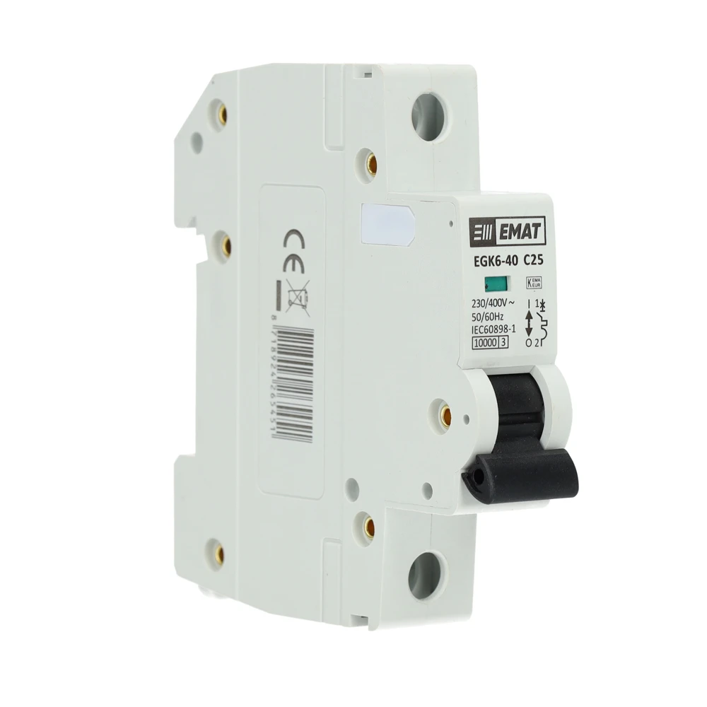 Miniatuur van EMAT installatieautomaat 1-polig 25A C-kar (85001033)