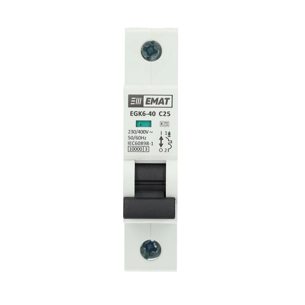 Miniatuur van EMAT installatieautomaat 1-polig 25A C-kar (85001033)