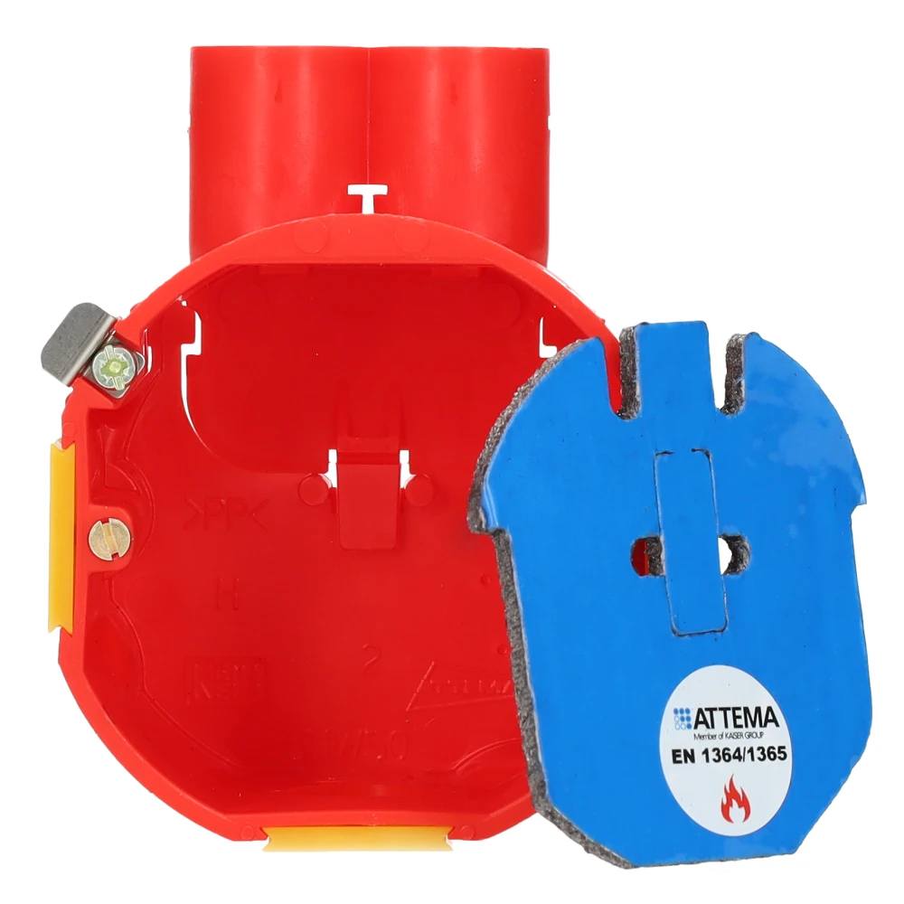 Miniatuur van ATTEMA Brandwerende hollewanddoos Ø16/19mm rood (AT1069)