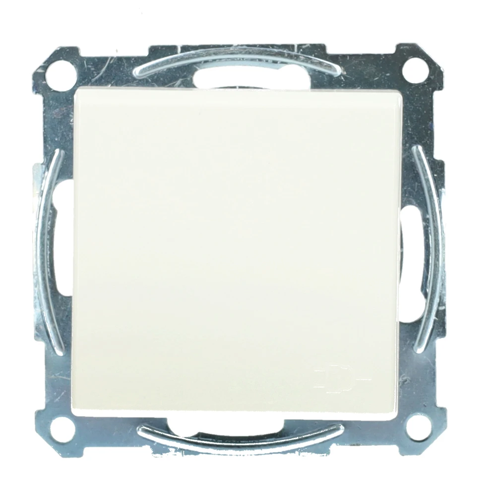 Miniatuur van Merten by Schneider Electric SCHUKO systeem M wandcontactdoos met klapdeksel en steekklemmen - polarwit glanzend (MTN2311-0319)