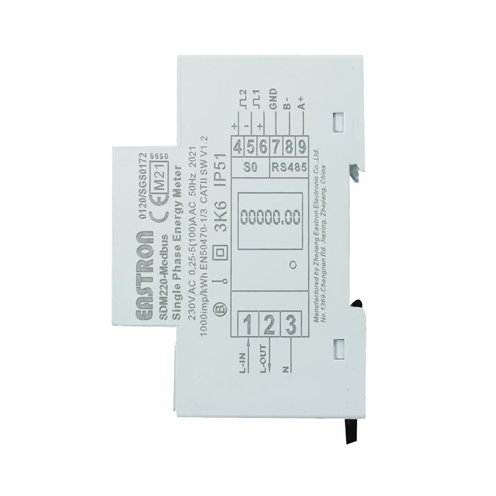 Miniatuur van Eastron kWh meter 80A 1-fase modbus MID (SDM220Modbus)