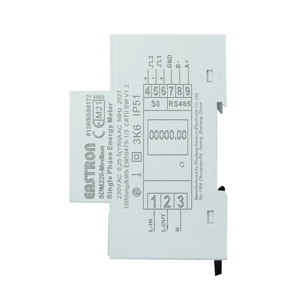 Miniatuur van Eastron kWh meter 80A 1-fase modbus MID (SDM220Modbus)