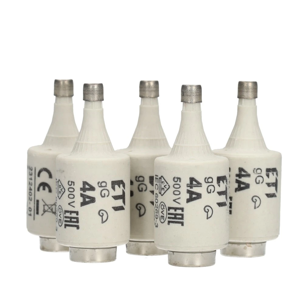Miniatuur van ETI zekering 4A traag DII per 5 stuks