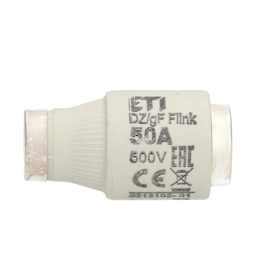 Miniatuur van ETI zekering 50A snel DIII per 5 stuks