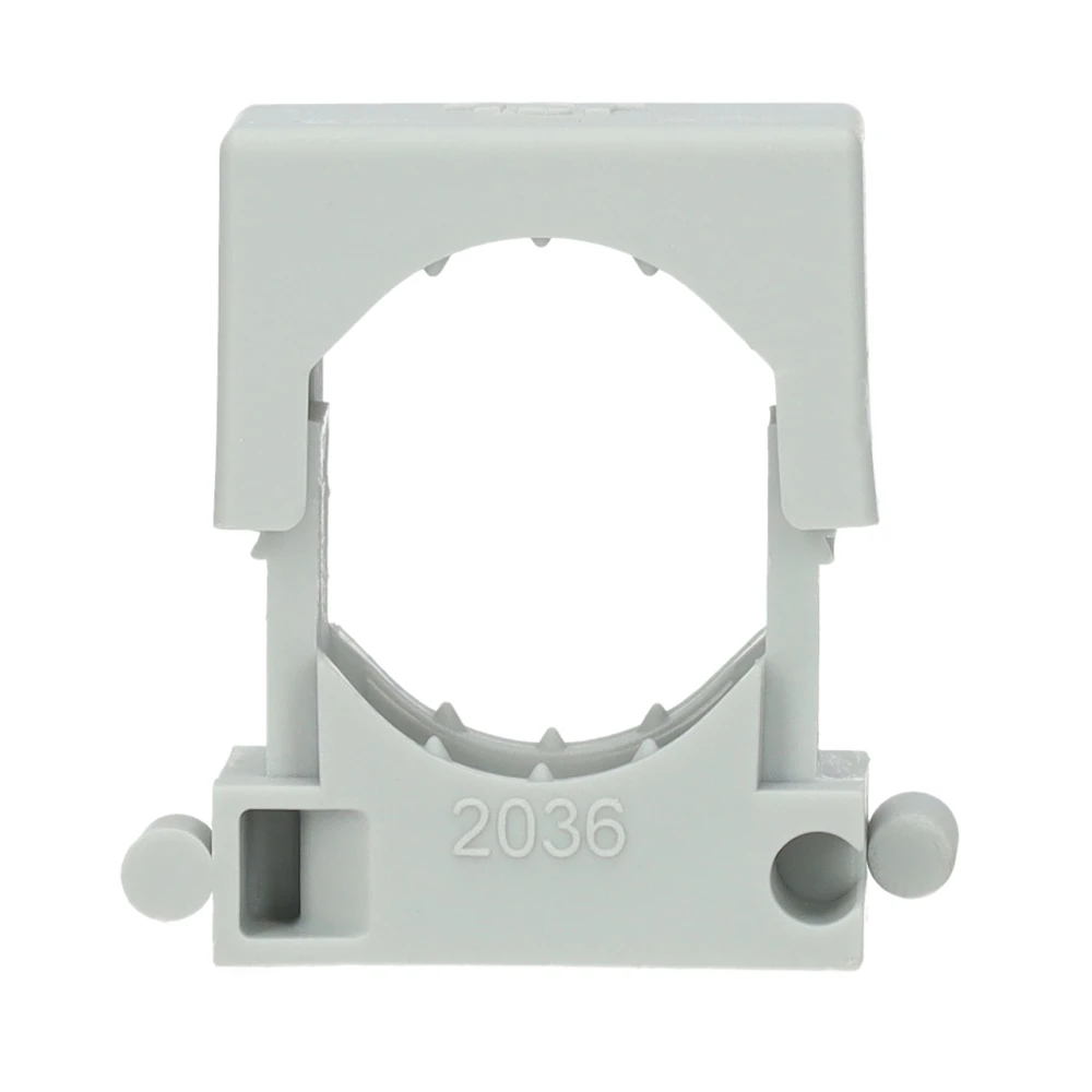 Miniatuur van JSL zadel gesloten 12-20mm onbehandeld kunststof grijs - per 50 stuks (152100052)