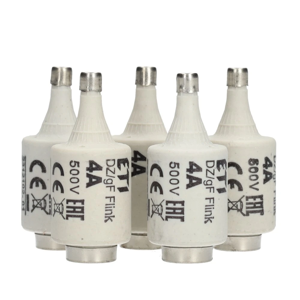 Miniatuur van ETI zekering 4A snel DII per 5 stuks